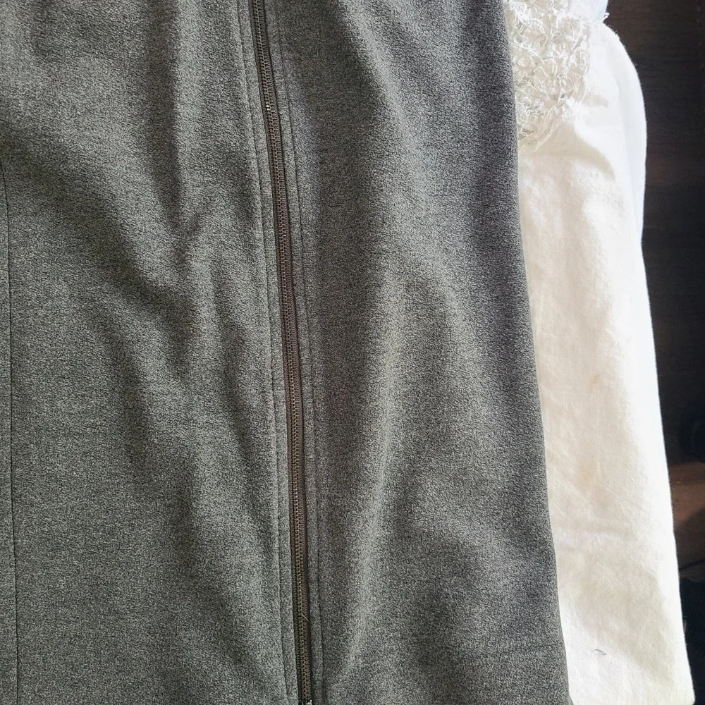 Worth New York Womens‎ Gray Ponte Knit A-Line Skirt Size 8 Charcoal Professional
